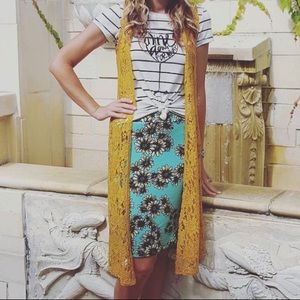 LuLaRoe Joy Long Line Vest